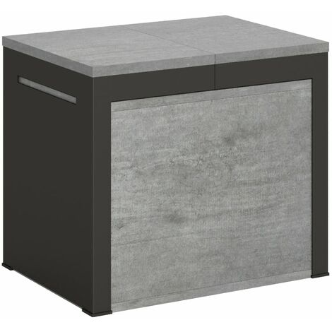 Panca Walk Allungabile 55-305 cm per Consolle Cemento telaio Antracite