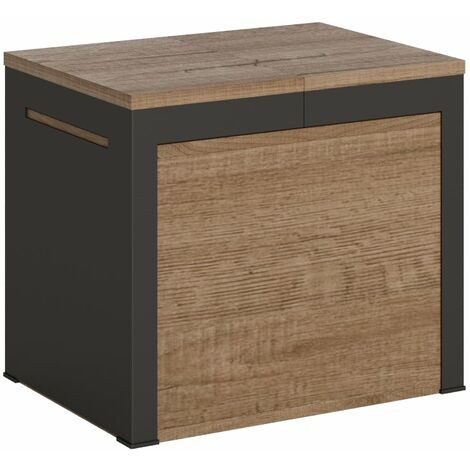 Panca Walk Allungabile 55-305 cm per Consolle Quercia telaio Antracite