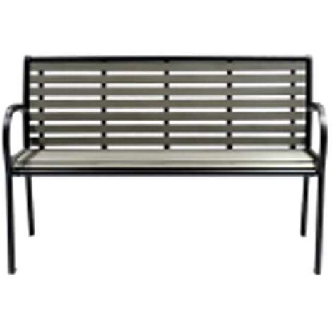 Panchina Con Braccioli In Wpc  - cm.125x59x81h.