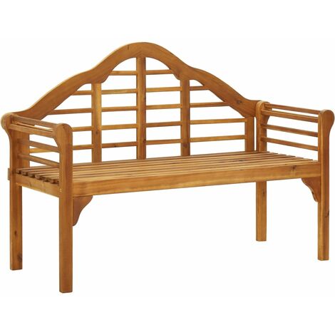 vidaXL Legno Massello di Acacia Panca da Giardino 120 cm Panchina per Esterni