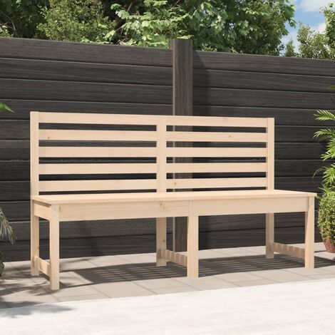 EASYCOMFORT Panca in Legno 2 Posti Panchina da Esterno Giardino