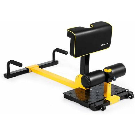 Panchina Fitness 8 in 1, Squat Multifunzione Attrezzature per Il Fitness, Allenamento Core e Gambe, Esercitazione Sit-up e Push-up, Allenatore del Corpo, Antiscivolo