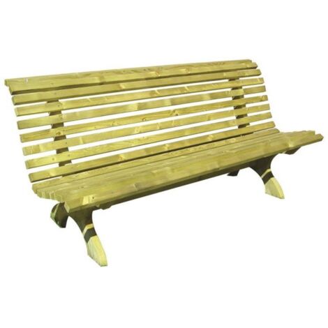 Panchina in Legno Impregnato Lasa Green Park 180x65x80 cm