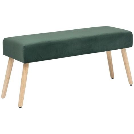 Panchina in velluto salome 100x35cm verde cedro - Atmosphera créateur d'intérieur