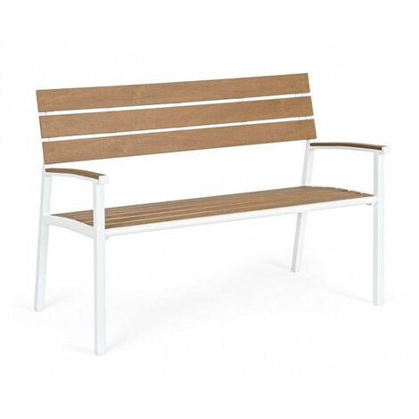 Panchina Isak Bianco in Alluminio