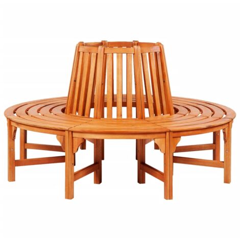 Panchina per Albero Ø 160 cm in Legno vidaXL