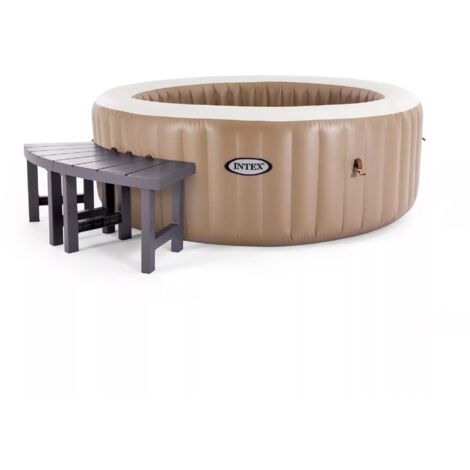 panchina per piscine idromassaggio intex "purespa" marrone 4 posti - cod. 28514
