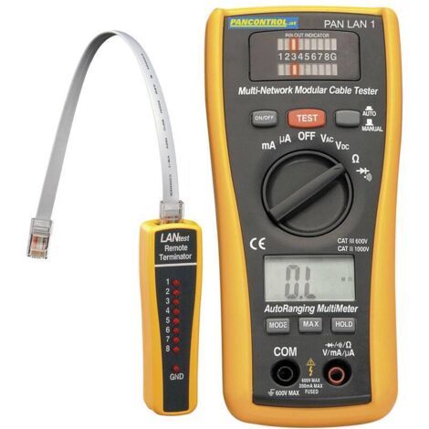 Pancontrol PAN LAN1 - LAN Tester und Digitalmultimeter