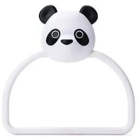 panda 1PC ABS dessin animé animaux porte-serviettes mural salle de bain toilette enfant suspendu porte-serviette cintre maison cuisine porte-serviettes anneau