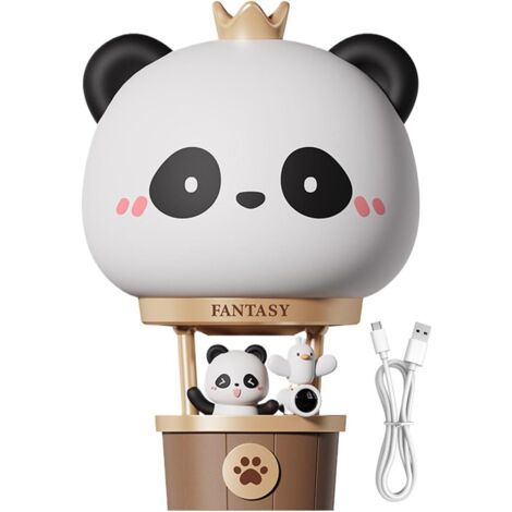 Panda Lampe Panda Mignonne Lampe de chevet Montgolfire