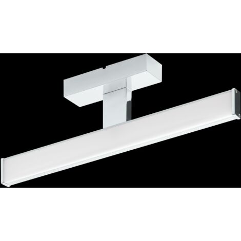 Pandella Applique LED en métal chrome 40x4 cm pour miroir, 4000K blanc neutre (96064)