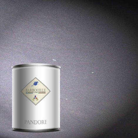 Pandore 1L Peinture effet Métallisée Couleur Argent Galaxie avec spatule