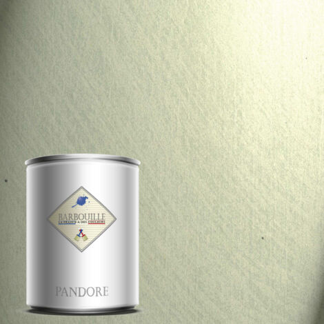 Pandore 1L  Peinture effet Métallisée Couleur Platine Flocon avec spatule