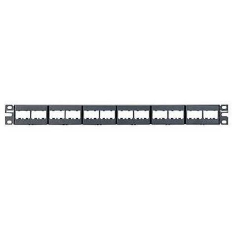 Panduit 24-port modular patch panel 1U