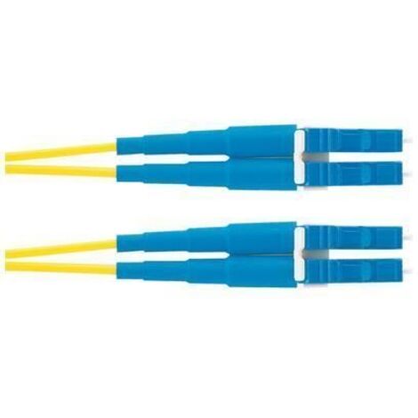 Panduit 5m OS2 LC Duplex cavo InfiniBand e in fibra ottica Giallo