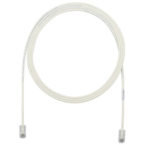 Panduit Cat 6A 28AWG UTP Patch Cord, CM/LSZH, Of cavo di rete Bianco 1 m Cat6a U/UTP (UTP)