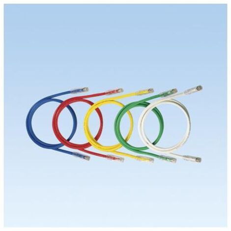 Panduit Category 6 UTP Patch Cord for Use with NetKey Category 6 Components câble de réseau Blanc 1 m