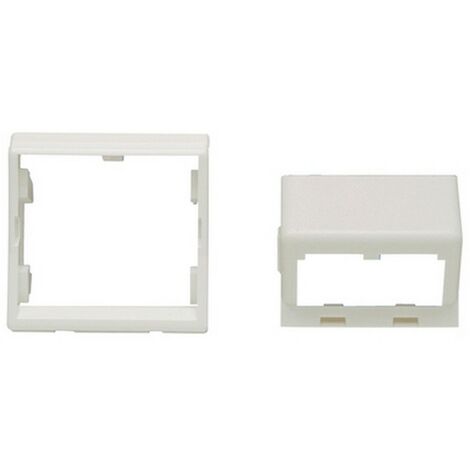 Panduit CFPFS2AW - MINI-COM Plastron 45x45 incliné 2 ports
