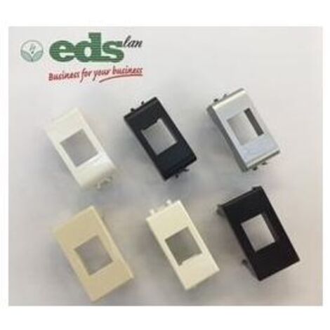 Panduit Confezione 10 Adattatori Keystone Living Light Nero