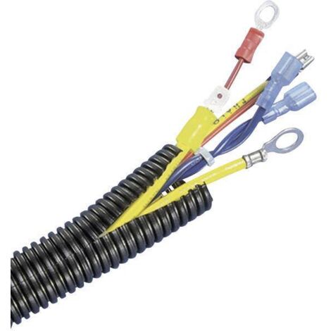 Panduit Gaine annelée noire diamètre 23 mm flexible durable