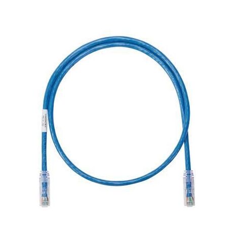 Panduit NetKey, Cat6, 1m cable de network Blue U/UTP (UTP)