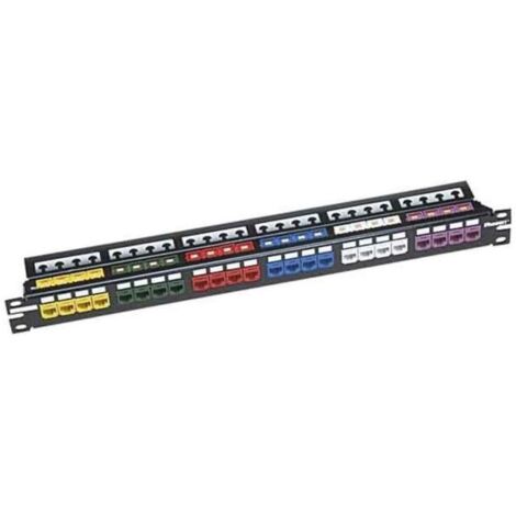 Panduit PATCHPANEL 24PORT SCHWARZ (CP24WSBLY)