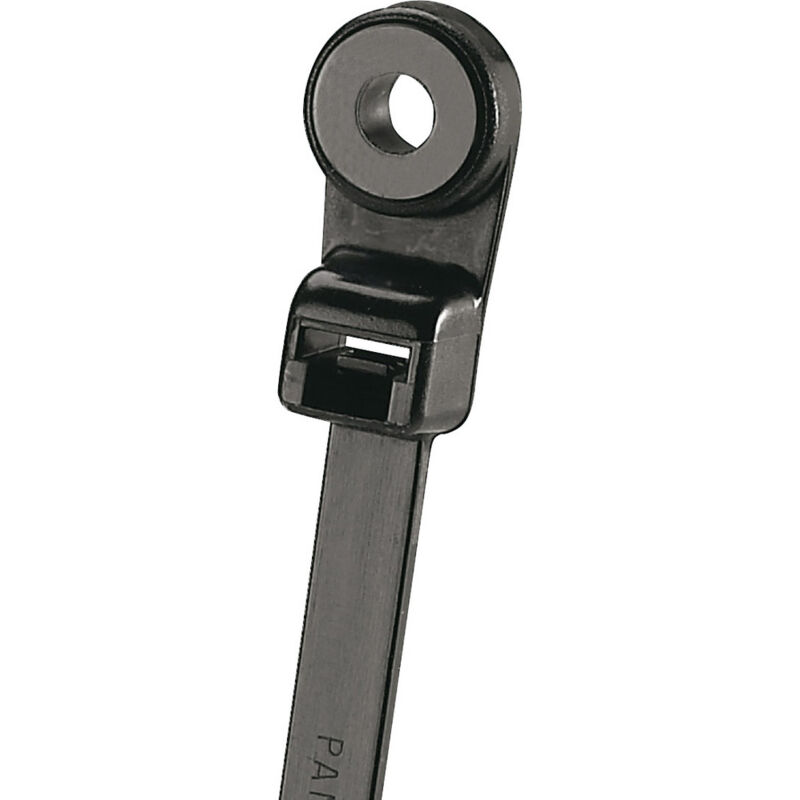Panduit PLC2S-S10-C0 PLC2S-S10-C0 Serre-câble 201 mm 4.80 mm noir avec oeillet de fixation, stabilisé aux UV 1 pc(s)