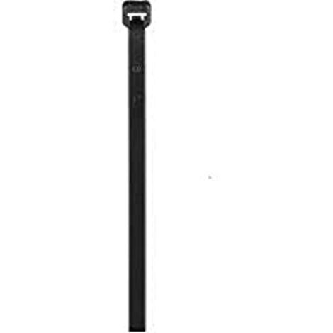 PANDUIT PLT2S-C0 LAZO DE BLOQUEO PARA BRAGAS, ESTÁNDAR, 7.4 PULGADAS DE LARGO, NYLON 6.6 RESISTENTE AL CLIMA, NEGRO (PAQUETE DE