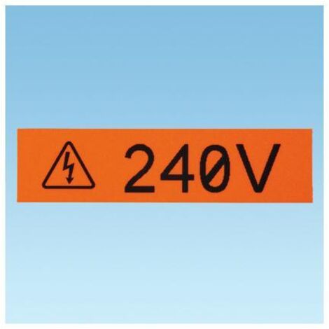 Panduit T100X000VPC-BK nastro adesivo da cancelleria 7,6 m Nero, Bianco 1 pz