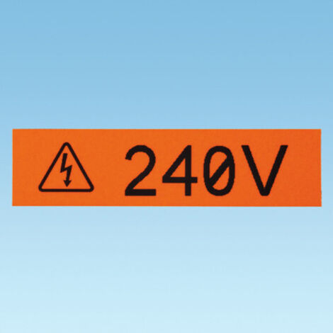 Panduit T100X000VXC-BK nastro adesivo da cancelleria 7,6 m Nero, Giallo 1 pz