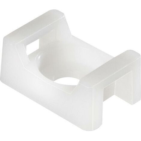 Panduit TM3S8-C Embase de fixation vissable TM3S8-C Plage de Ø du faisceau 15 mm (max) naturel 1 pc(s) S19946