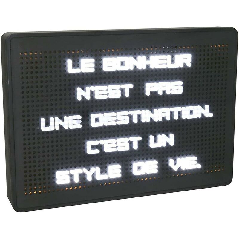 

Dites Le Avec Des Mots - Panel Luminoso 29,5X21Cm Negro +200 Letras Y Crifras