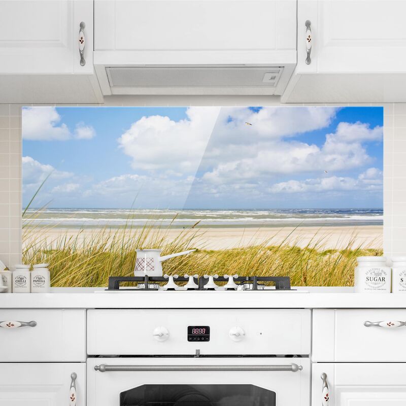 

Panel antisalpicaduras de cristal - At The North Sea Coast - Horizontal 1:2 Dimensión LxA: 40cm x 80cm