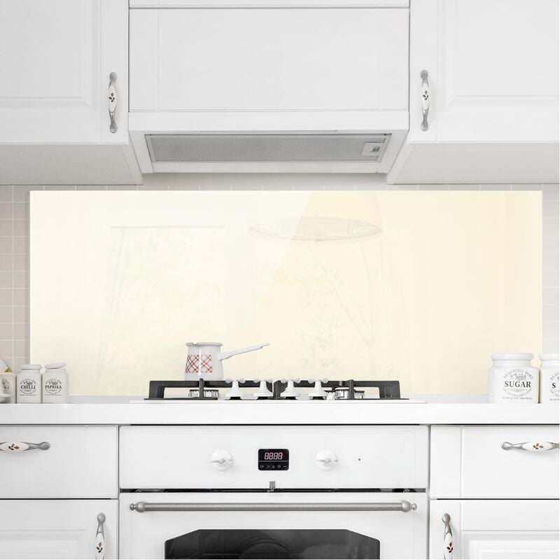 

Panel antisalpicaduras de cristal - Cashmere - Panorámico Dimensión LxA: 40cm x 100cm