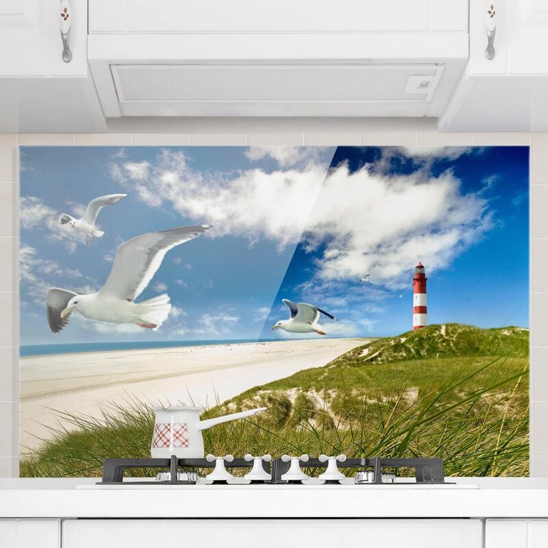 

Panel antisalpicaduras de cristal - Dune Breeze - Horizontal 2:3 Dimensión LxA: 59cm x 90cm