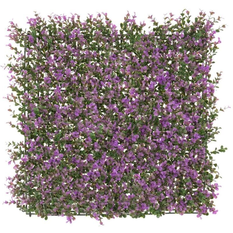 

Panel artificial Lavanda de exterior para jardín vertical lila de plástico de 50x50 cm
