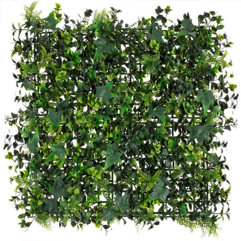 

Panel artificial Natural para jardín vertical verde de plástico de 50x50 cm