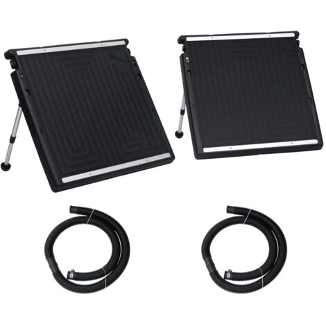 Panel calefactor solar doble para piscina 150x75 cm vidaXL