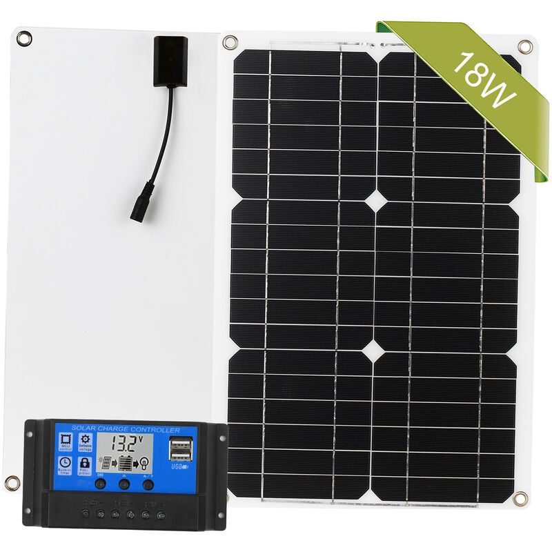 

Panel de 18W 12V Kit Solar, conexion a la red Modulo monocristalino