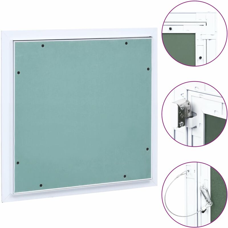 

Panel de acceso estructura aluminio y placa de yeso 200x200 mm