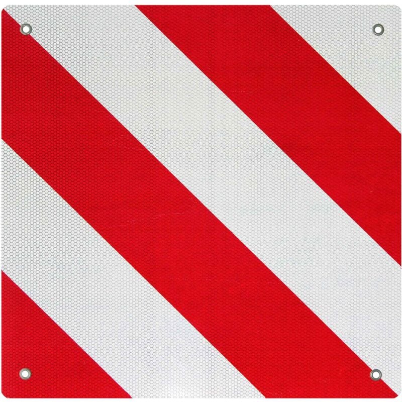 

Placa de advertencia España aluminio 500x500mm panel reflectante rojo-blanco para carga portabicis