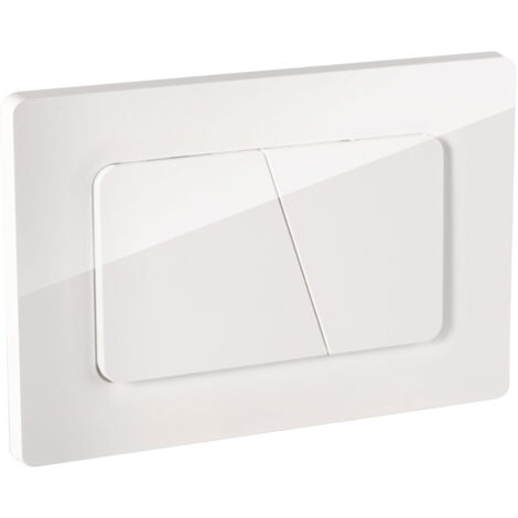 Panel de cierre para cisterna SIGMA para Sigma01/20/30/UP300/UP320, blanco, plástico/zinc, doble descarga