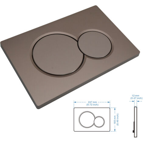 Panel de cisterna para  Sigma 01 [bronce, instalación oculta]