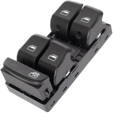 Panel de control de elevalunas el茅ctrico Audi A4 B8 07-16 NEGRO