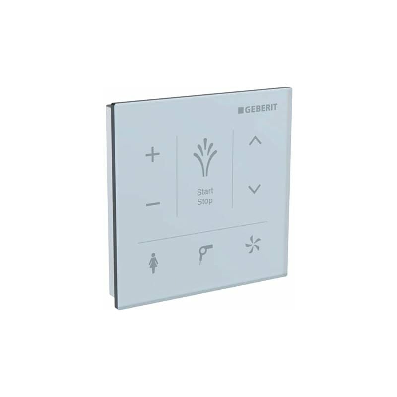 

Panel de control de pared Geberit, para Geberit AquaClean Mera y AquaClean Tuma, color: Vidrio Blanco - 147.038.SI.1