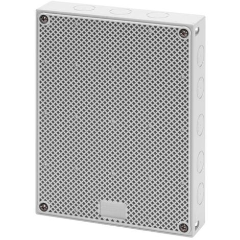 Panel de control Gewiss con puerta reversible de panal de abeja blanco GW42002