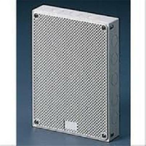 Panel de control Gewiss con puerta reversible de panal de abeja blanco GW42004
