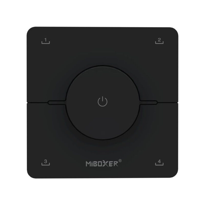 Panel De Control Rueda rf cct - 4 Escenas Mi Light 2.4GHz - Negro
