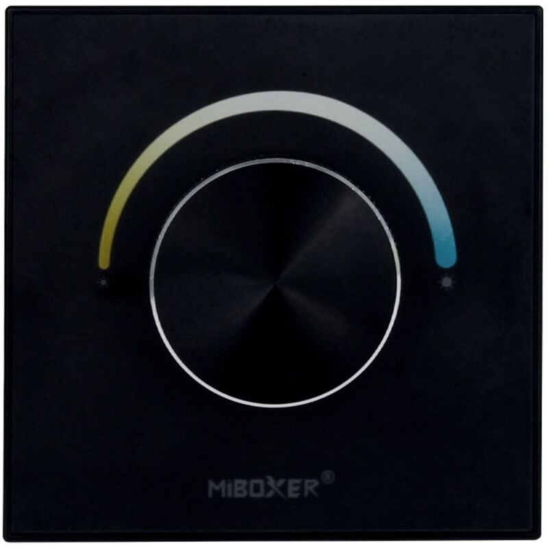 Panel De Control Rueda rf cct Mi Light 2.4GHz - Negro