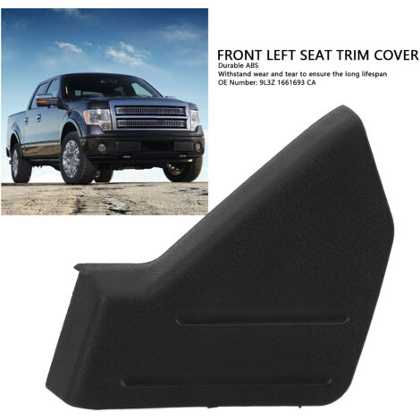 Panel de cubierta del asiento del conductor izquierdo ABS OE 9L3Z 1661693 CA – Embellecedor lateral negro para vehículo